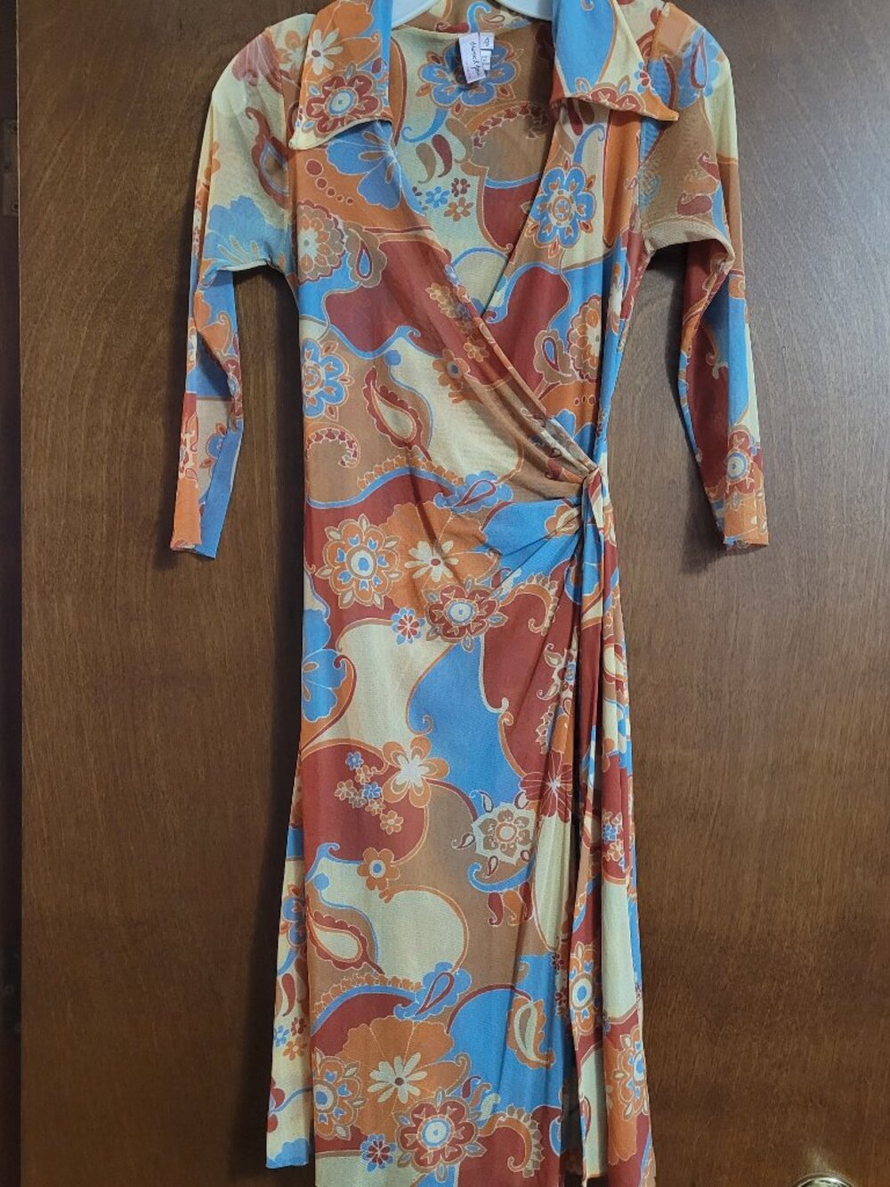 Vintage Sweet Pea wrap dress